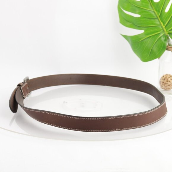 Timberland PRO Mens Belt Size 52 3XL Brown Leather 1 1/2" Wide Casual Work - Picture 5 of 14